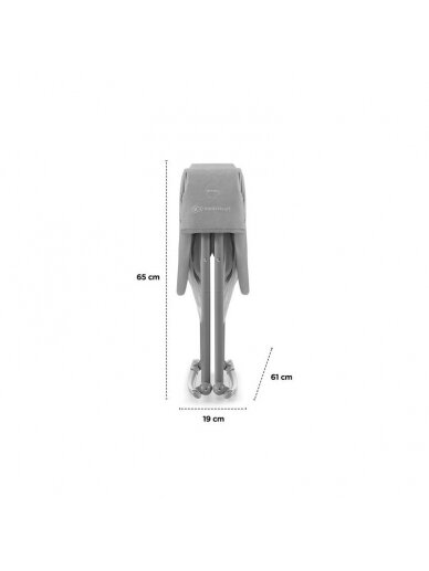 KINDERKRAFT lopšiukas LOVI, pilkas 15
