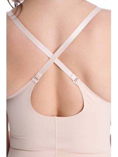 Slimming mesh body by Julimex (beige) 4