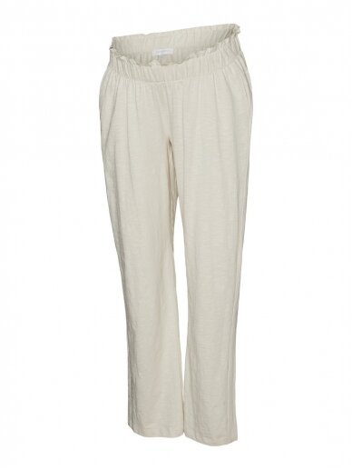 Casual maternity pants, MLIVY, Mama;licious (Beige)