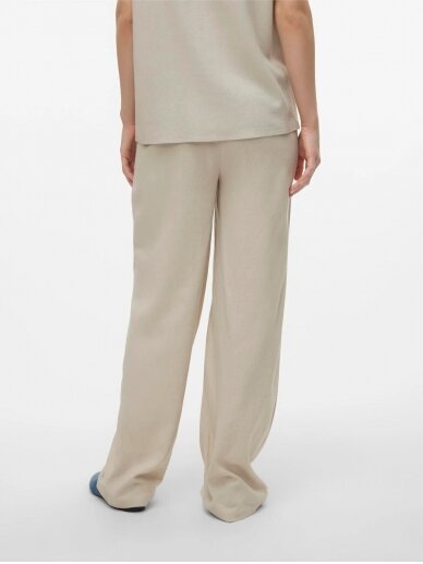 Casual maternity pants MLSILVIA,, Mama;licious (Beige) 2