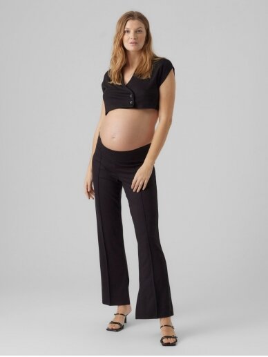 Classic Maternity Pants MLLUNA, Mama;licious (Black) 1