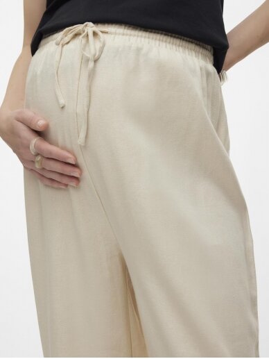 Casual maternity pants, VMMJESMILO, Mama;licious (Beige) 1