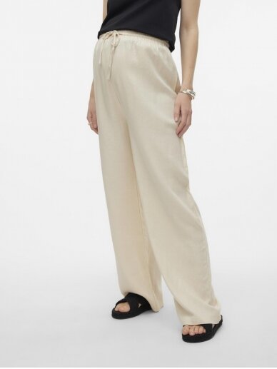 Casual maternity pants, VMMJESMILO, Mama;licious (Beige) 2