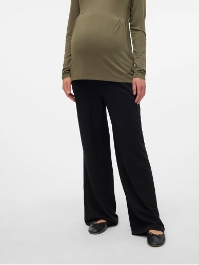 Casual maternity pants VMMLIVA, Mama;licious (black) 2