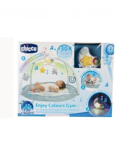 Lavinamasis kilimėlis, Gym Blue, Chicco 3