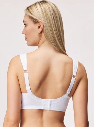 Plus size nursing bra by New Rosme (white) 1