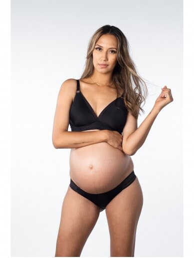 Maternity and nursing bra Ambition Triangle by Hot Milk (black) (Kopija) 6