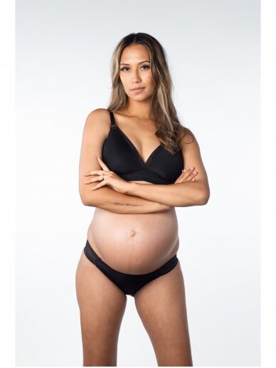 Maternity and nursing bra Ambition Triangle by Hot Milk (black) (Kopija) 4