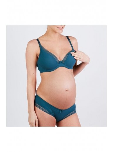 Maternity and nursing bra Milk by Cache coeur (green) 1