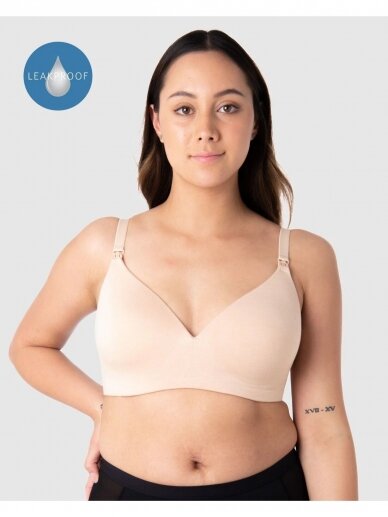 EMBRACE LEAKPROOF FRAPPE T-SHIRT NURSING BRA - WIREFREE 4