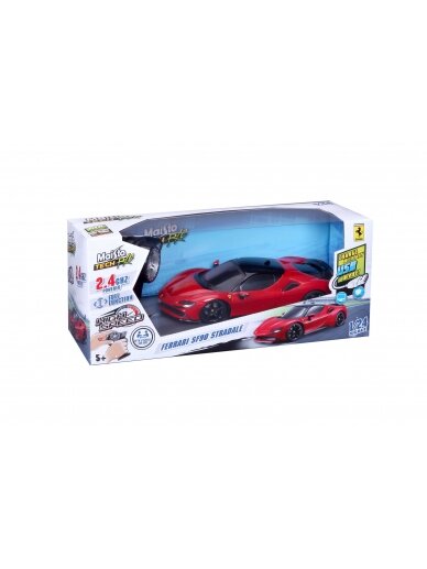 MAISTO TECH 1:24 automodelis Ferrari SF90 Stradaie, 82334 4