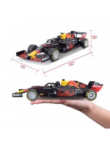 MAISTO TECH 1:24 valdomas automobilis F1 Red Bull RB15, 82351 7