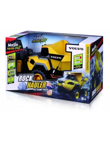 MAISTO TECH valdomas automodelis Volvo Rock Hauler Dump Truck, 82731 2