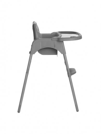 Highchair 2in1 Jammy Grey, Kikkaboo 3