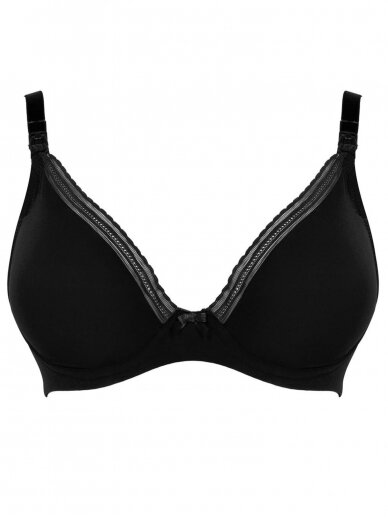 Maternity and nursing bra Milk by Cache coeur (black)