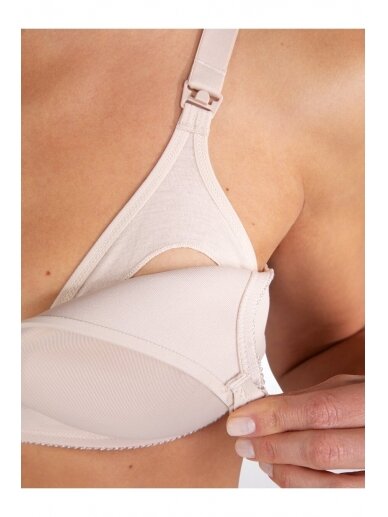 Nursing bra by Naturana (ivory) 2