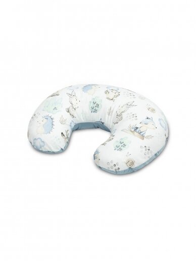 Feeding pillow Sensillo velvet (forest animals) 60x40x11, (stuffing)