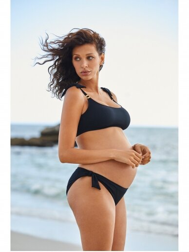 Swimsuit BLOOM black Cache coeur Maternity clothes 9menesiai