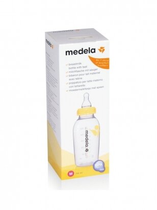 Buteliukas su M dydžio žinduku, 250ml, Medela