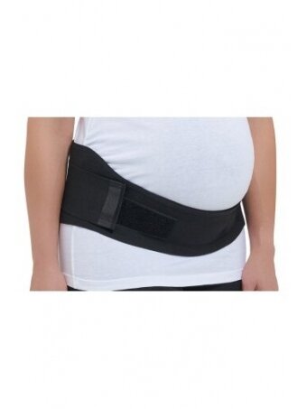 Cotton prenatal belt KVP-2R by Ortopagalba (black)