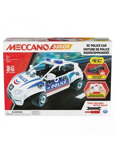 MECCANO valdomas automobilis-konstruktorius Police, 6064177