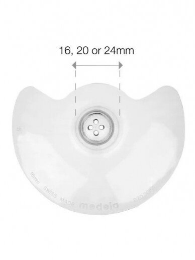 Medela Contact Nipple Shields L (2 Pcs)