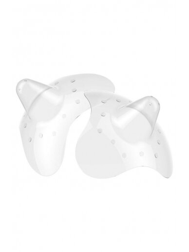 Silicone nipple shield in a box 2 pcs. Size S, BabyOno