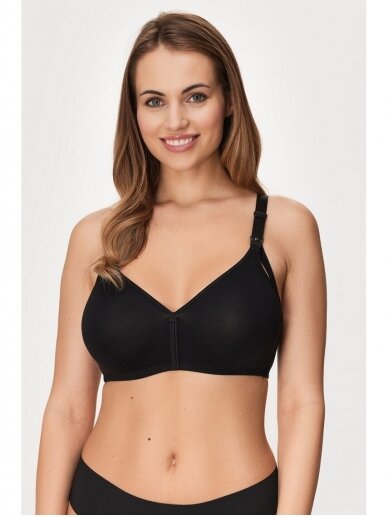 Soft nursing bra Mama Easy (black) 4