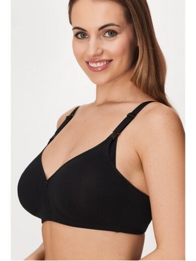 Soft nursing bra Mama Easy (black) 5