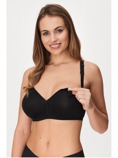 Soft nursing bra Mama Easy (black) 3