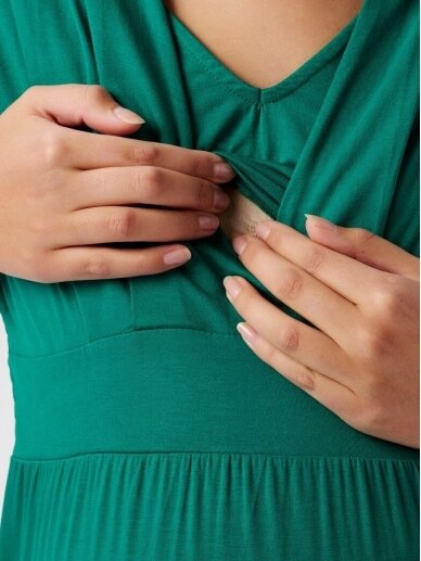Midi suknelė nėščioms ir maitinančioms 3830410, Esprit (žalia) 3