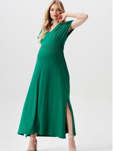 Midi suknelė nėščioms ir maitinančioms 3830410, Esprit (žalia) 5