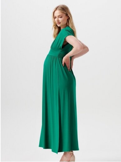 Midi suknelė nėščioms ir maitinančioms 3830410, Esprit (žalia) 2