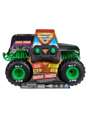 MONSTER JAM 1:15 nuotolinio valdymo visureigis Grave Digger, 6068258