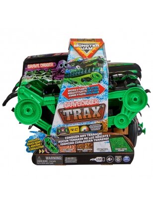 MONSTER JAM nuotolinio valdymo transporto priemonė Grave Digger Trax, 6067880