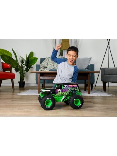 MONSTER JAM 1:15 nuotolinio valdymo visureigis Grave Digger, 6068258 9