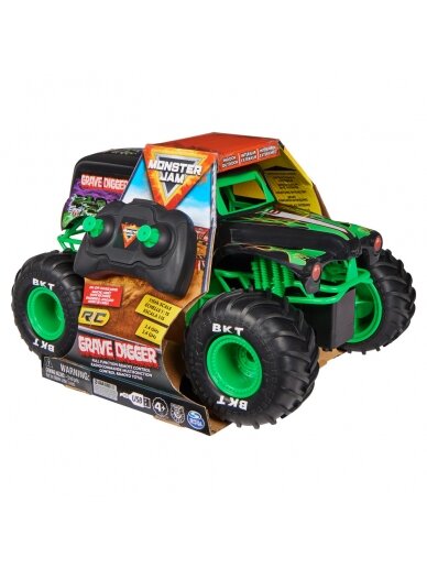 MONSTER JAM 1:15 nuotolinio valdymo visureigis Grave Digger, 6068258