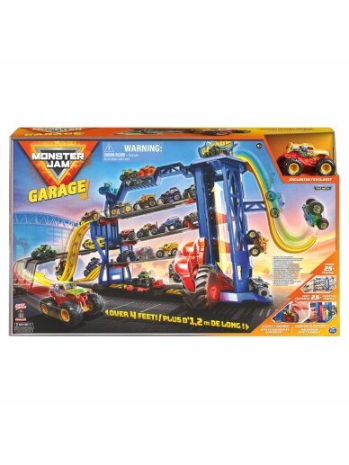 MONSTER JAM 1:64 žaidimų komplektas Monster Garage, 6060879