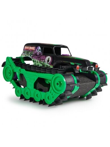 MONSTER JAM nuotolinio valdymo transporto priemonė Grave Digger Trax, 6067880 4