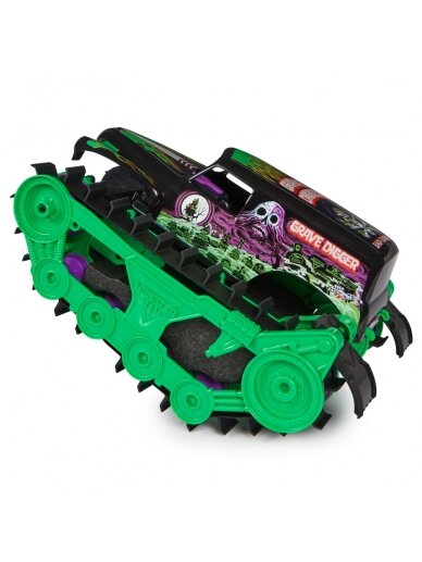 MONSTER JAM nuotolinio valdymo transporto priemonė Grave Digger Trax, 6067880 5