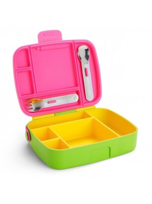 MUNCHKIN priešpiečių dėžutė Bento, 18mėn+, geltona, 1253101