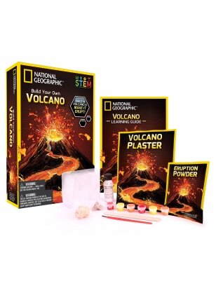 NATIONAL GEOGRAPHIC rinkinys Volcano Science Kit, NGVOLCANO2