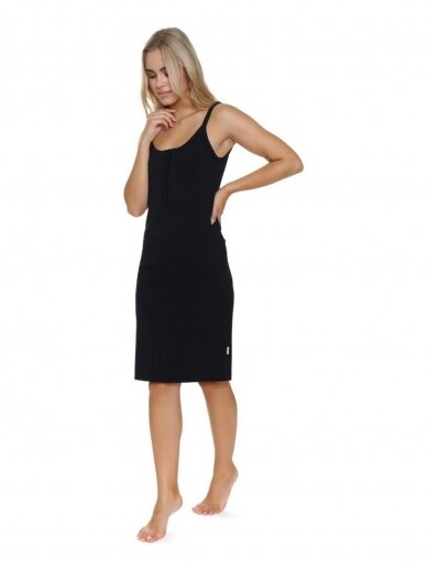 Nightgowns for pregnant and nursing women, DN 5339 (Black) 2