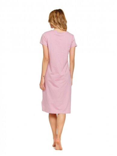 Maternity nursing nightdress, Papaya G, by DN (pink) 2