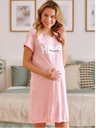 Nursing nightdress by DN (sweet pink) 1