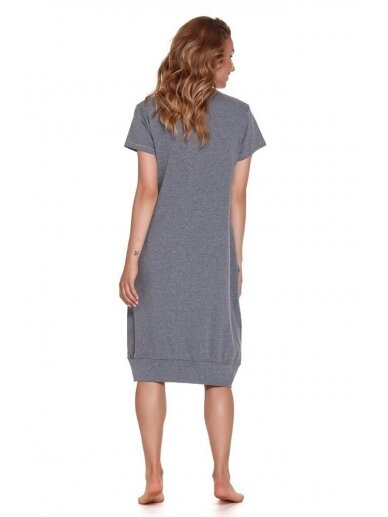 Nursing nightdress by DN (grey) 1