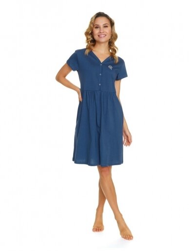 Nightwear for pregnant and nursing Deep Blue, DN 4