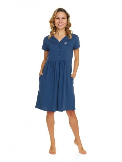 Nightwear for pregnant and nursing Deep Blue, DN 5