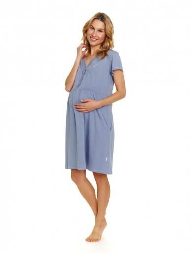 Nightwear for pregnant and nursing5336 DN Sky blue