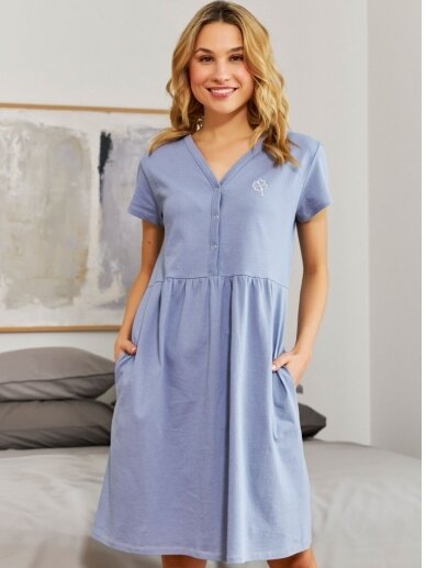 Nightwear for pregnant and nursing5336 DN Sky blue 5